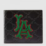 Replica Gucci Black Signature GG Metal Bi-fold Wallet 16