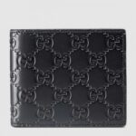 Replica Gucci Black Signature GG Metal Bi-fold Wallet 15