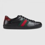 Replica Gucci Men’s Ace leather sneaker black