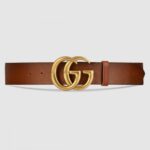 Replica Gucci Kingsnake Print GG Supreme Belt With Square Buckle 12
