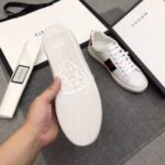 Replica Gucci Women Ace Studded White Leather Sneaker 3