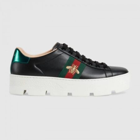 Replica Gucci Women’s Ace embroidered platform sneakerStyle ‎577573 DOPE0 1061