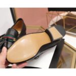 Replica Gucci Black Loafers With Web and Interlocking G 5