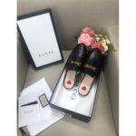 Replica Gucci Black Princetown Slippers With Web and Horsebit 9