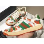 Replica Gucci Web Screener Strawberry Sneakers 570442 2019 7