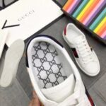 Replica Gucci White Women Ace Embroidered Loved Sneaker 5