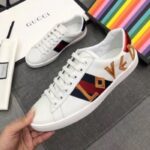 Replica Gucci White Women Ace Embroidered Loved Sneaker 6