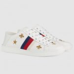Replica Gucci White Women Ace Sneaker With Bees and Stars 2